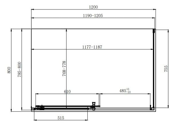Dushova kabina Dusel A-515 120x80x190 tonovane-2 Dushova kabina Dusel A-515 120x80x190 tonovane-2