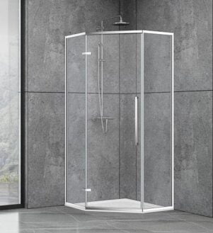 Dushova kabina Dusel DL197H Chrome 1000x1000x1900