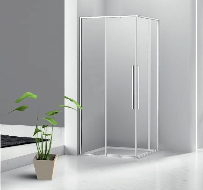 Dushova kabina Dusel DL194 Chrome 100x100 Dushova kabina Dusel DL194 Chrome 100x100