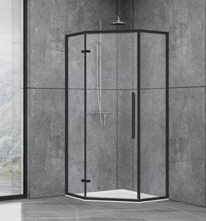 Dushova kabina Dusel DL197HB Black Matt 1000x1000x1900
