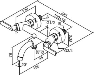 Zmishuvach d/vanny/dushu 161000064 Damixa Venus-2