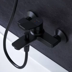 Змішувач для ванни та душу, чорний F85A10022 AM.PM X-Joy