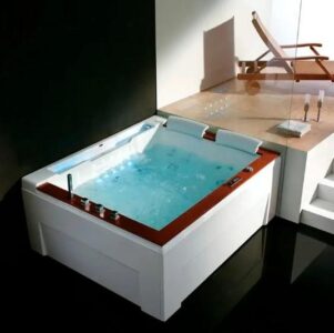 Hidromasazhna vanna Golston G-U2607R pravostoronnya, 1910x1590x770 mm